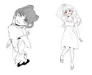 画風幅広く対応！落書きテイストで描きます 【2名まで基本料金込み】創作・小説の挿絵のワンポイントも☺︎ イメージ2