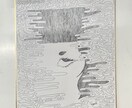 独特な世界観のイラストを描きます キャンバスや色紙にイラストを描きます。 イメージ2