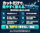YouTube動画のカット編集を代行します 無音・言い直し・長い間をまとめてカット イメージ2