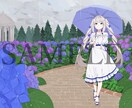 背景ありキャラクターイラスト描きます キャラの魅力を引き出す背景つきイラストをお求めの方に！ イメージ2