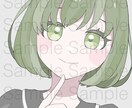 SNS向け・透明感のあるかわいいアイコン描きます .*･ﾟシンプルで透明感のある女の子のイラストを作成します！ イメージ4