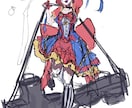 TRPG、Vなどの立ち絵、三面図、を制作できます 魅力的で個性的なキャラクターデザインに！ イメージ8
