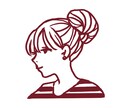 アイコン制作致します SNSなどに　やわらかシンプル線画アイコンイラスト イメージ2