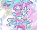 ポップで可愛いイラストを描きます アイドル,コンカフェ,Vtuber,キャラデザ等 イメージ4
