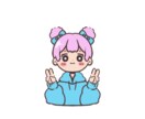 ゆるかわシンプルなイラストお描きします SNSアイコンやブログや雑誌のワンポイントに♡ イメージ4