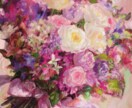 美大卒が印象的な花束のイラスト・絵画を描きます /心に色彩を/ヘッダー/アイコン/サムネ/花の絵の贈り物 イメージ1