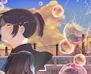 かわいい女の子と爽やかな雰囲気のイラストを描きます あなたのイメージに合うイラストを制作します！ イメージ1