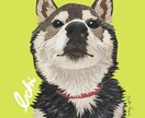 データでお渡し♡ペットの似顔絵をアートに描きます SNSのアイコン、グッズへの加工も自由♪ イメージ7