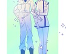 安くて早い！オシャレなラフイラスト描きます 簡単依頼！最短翌日納品でラフなキャラクターイラストを描きます イメージ5
