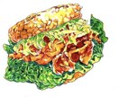 個人飲食店向け｜手描きフードイラスト制作します 美味しそう！を引き出す食べ物イラスト描きます イメージ1