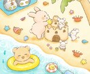 絵本や小説の挿し絵お描きします 商用◎あたたかさ感じる優しいタッチで物語を彩ります。 イメージ3