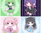 キラキラ可愛いイラスト制作します 1枚絵、アイコン、立ち絵、グッズ用イラストなど イメージ5