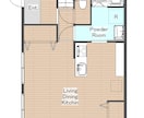 即納!不動産広告用の間取図作成いたします 現役建築士・CADのプロがラフスケッチを元にトレースします イメージ1