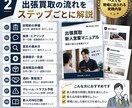 出張買取の新人営業マニュアルを作成します 新人教育の時間と負担を減らす現場用マニュアル イメージ2