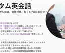 英語学習フルカスタマイズで指導します 目標現状に合わせ、内容教材も全てプロ講師がカスタマイズ イメージ1