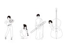 シンプルで爽やかなイラストを制作します 個人利用から商用利用までお気軽にご相談ください！ イメージ10
