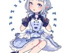一枚絵やグッズ用SDが使いやすい！絵柄で描きます Vtuberさんのヘッダー&サムネイルイラスト制作実績あり! イメージ8