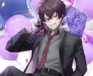 一枚絵で世界観を魅力的に描きます キャラクターの魅力を引き立てて印象に残る一枚に仕上げます イメージ2