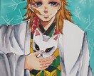 ポスターカードイラストにて制作します 好きなキャラ、雰囲気どうつくってほしいか聞き絵を作ります イメージ2
