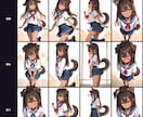 アニメ調キャラLoRA｜検証グリッド付き作成します 納品前に品質グリッドで確認。届いてから違う、をなくします イメージ2