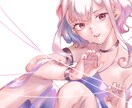 華やかで可愛いイラスト制作いたします アイコンやサムネ・挿絵にどうぞ！真心込めて制作します イメージ4
