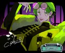 カッコいい立ち絵/動画用イラスト描きます 個人利用、TRPGやグッズ、プレゼント等にご利用ください！ イメージ8