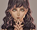 アイコン、ジャケット絵、表紙等お描きいたします 丁寧なタッチで濃い目の画風が得意です！ イメージ1
