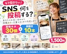 お店のSNS投稿ネタを30個作ります 投稿ネタ30個＋使える投稿文10本をまとめて作成 イメージ1
