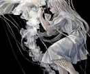 幻想的な一枚絵を描きます 背景あり、キャラクターのみ、どちらも可能です イメージ3