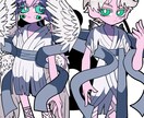 立ち絵・アイコン・一枚絵制作します キャラデザ／立ち絵／一枚絵配信・TRPG・歌みたにも◎ イメージ4