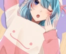 SNS用の可愛いアイコンを描きます あなただけの可愛いアイコンを描きます イメージ4