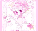 可愛い1枚絵を描きます バストアップから細かいイラストまで、幅広く対応可能です！ イメージ4