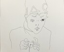 手書きで今までにない絵を描きアートを出します ただのデザインじゃないよ~手書きでしか出せないもの イメージ4
