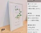 シンプルでお洒落なウェルカムボードを作成します A3ポスター印刷代込みのお値段！パネル印刷にも対応◎ イメージ4