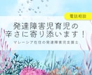 発達障害児育児の子育ての悩み・不安を軽くします 発達障害児育児経験者だからできる共感・アドバイスを提供 イメージ1
