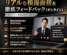 現役採用部門長が通過率を高める模擬面接を行います 年間300名採用のプロ！選考を指揮する視点で面接を徹底指導 イメージ1