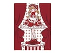 ゆめかわ♡キュートなデフォルメイラスト描きます 創作・夢絵など、ロリータ＆ガーリーな衣装で可愛く描きます♡ イメージ1