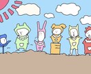 動物をモチーフにオリジナルキャラクターを制作します POPで親しみのあるキャラクターをデザインします イメージ9