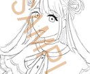 女性Vtuberのデザインラフお渡しします ラフ(完成済み)と一枚絵のセットです。三面図も依頼OK！ イメージ2