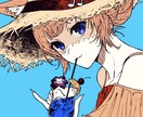 漫画タッチのエモいカラーイラスト制作します アイコンや挿絵など用途に合わせたオリジナルイラスト イメージ1