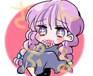 ポップな絵柄でデフォルメキャラアイコン描きます ★1回修正のみ、オプションなしのお任せ価格です☆ イメージ2
