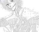 白黒の絵を描きます 白黒の落描きを平成風の萌え絵やかっこいい絵柄で描きます♩ イメージ8