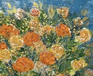 毎月、何が届くか楽しみなお花のアートをお届けします 15×15cm、手描きのアクリル画の原画配送します。 イメージ1
