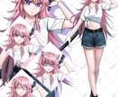 8月まで！全身立ち絵表情3つ4000円で描きます 「依頼してよかった」と思える対応とクオリティを心がけています イメージ4