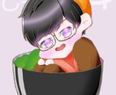 擬食化/可愛いアイコン・イラスト描きます デフォルメで擬食化や似顔絵の可愛いアイコン描きます イメージ1