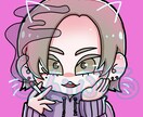 ポップで可愛い似顔絵アイコン描きます SNSアイコンや動画内イラストとしていかがですか？ イメージ4
