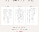 小説同人誌や冊子の本文組版デザインやります あなただけの素敵な御本作成に是非お手伝いさせてください！！ イメージ2