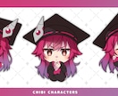 商用利用可！目立つミニキャライラスト制作します 【最短納期２日＋無料修正２回】アイコン・配信・グッズなどに イメージ4