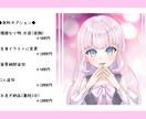 SNSで使える等身(バストアップ)アイコン描きます ～固定キャラクターがいる方用～ イメージ3