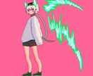 貴方の頭の中のキャラクターを具現化します キャラクターへ目が行くように! イメージ4